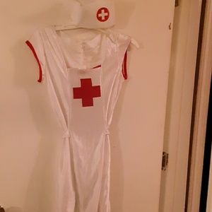 Adult sexy nurse costume